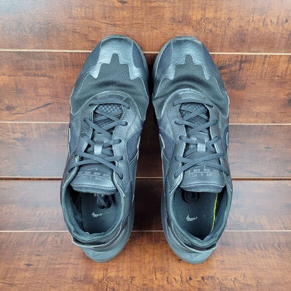 Nike Air Zoom Division Triple Black Athletic Running Shoes Sneakers Mens Size 12 - Picture 9 of 9